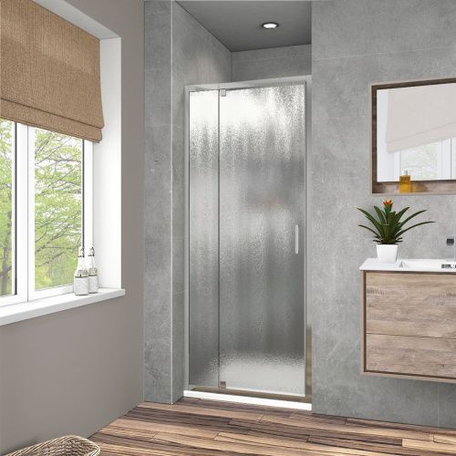 Душевая дверь Vincea Intra VDP-1I7080CH 80х190 стекло текстурное профиль хром