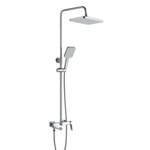 Душевая стойка Shevanik S9936 настенная цвет хром - фото 2