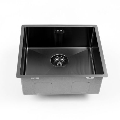 Кухонная мойка Grandex Aqua 5040603 50х45 цвет серый поверхность матовая - фото 2