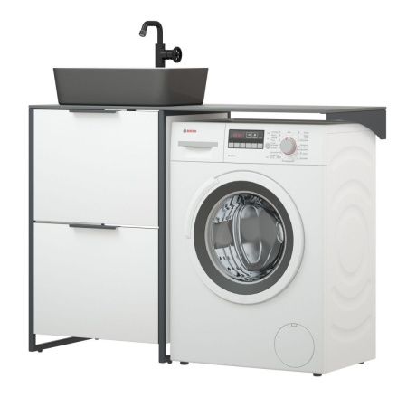 Тумба под раковину Corozo Гера SD-00001911 60х50 напольная цвет белый