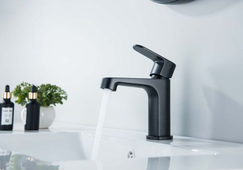 Смеситель Aquatek ОБЕРОН AQ1210MB на раковину черный - фото 5