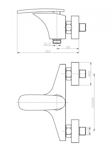 Смеситель для ванны WeltWasser 10000001987 настенный хром - фото 2