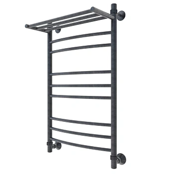 Полотенцесушитель водяной Veconi Nemi-B N8050GR-B 50х80 серый