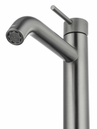 Смеситель для раковины Wonzon & Woghand WW-H1062-BGG на столешницу серый