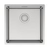 Кухонная мойка Paulmark LASSAN 44 UNI LA44-BS 40х40 цвет нержавеющая сталь поверхность брашированная