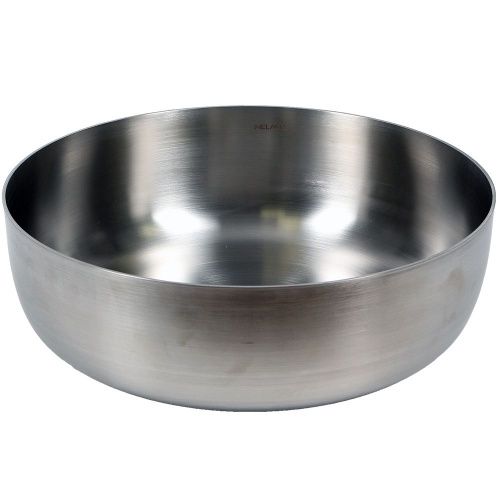 Раковина из нержавеющей стали Melana 400 сатин 40х40 накладная цвет хром без отверстий под смеситель - фото 5