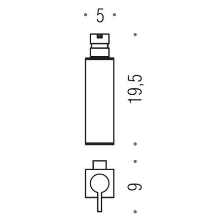 Дозатор Colombo MiniQ B9343.GM