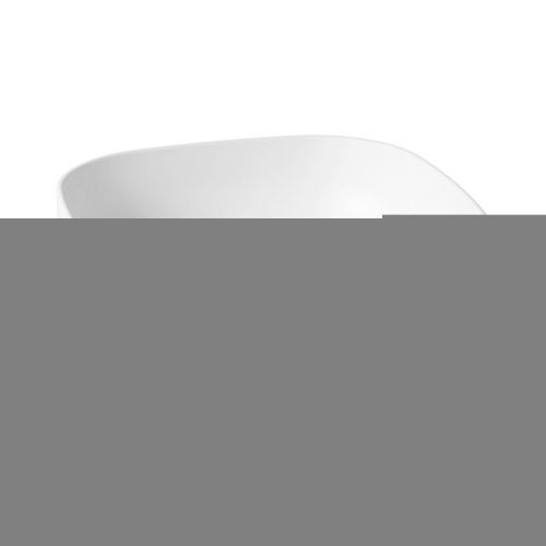 Раковина из сантехнического фарфора Lavinia Boho Bathroom Sink Slim 33311006 40х40 накладная цвет белый без отверстий под смеситель - фото 3