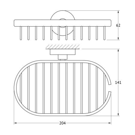 Полка в ванную комнату Artwelle Harmonie HAR 018