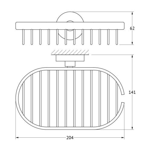 Полка в ванную комнату Artwelle Harmonie HAR 018 - фото 2