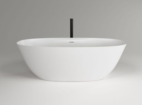 Ванна из искусственного камня Plumberia Selection Veloma VELOMA 180BO 180х80 отдельностоящая овальная с ножками - фото 2