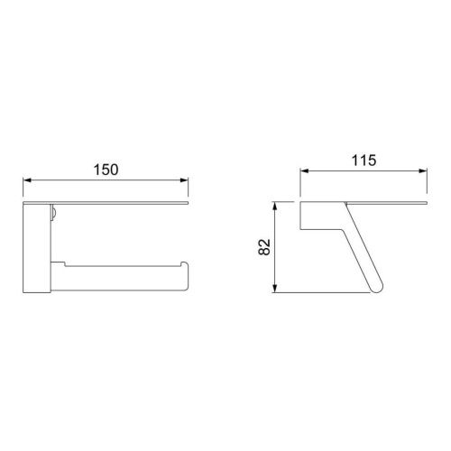 Бумагодержатель Timo Selene 10043/00 - фото 3