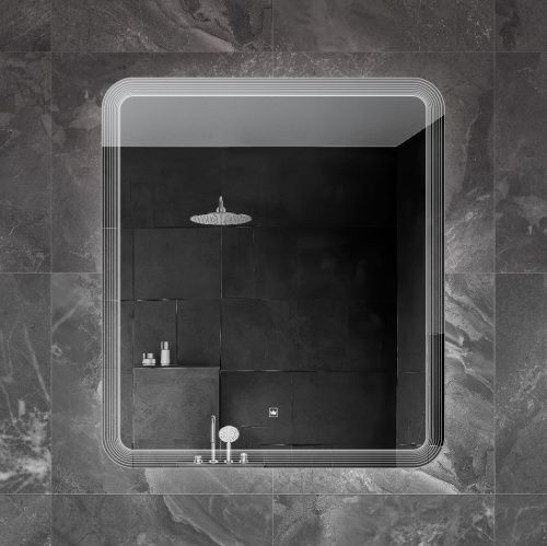 Зеркало с подсветкой Cezares DUET CZR-SPC-DUET-700-800-LED-TCH 70х80 подвесное - фото 3