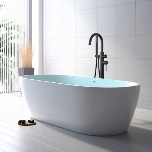 Смеситель Aquatek ЕВРОПА AQ1345MB напольный черный - фото 5