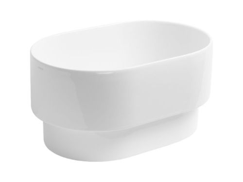 Раковина из сантехнического фаянса Simas PO 04 50х30 полувстраиваемая цвет белый