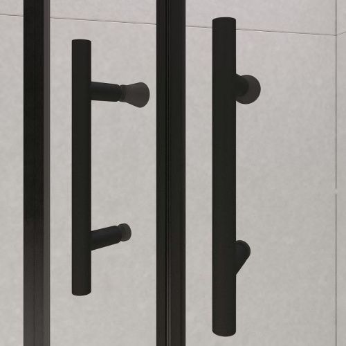 Душевой уголок RGW Passage 02085100-14 100х100 стекло прозрачное профиль черный без поддона - фото 4