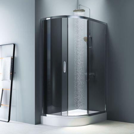 Душевой уголок Am.Pm Like W83UG-302U120CG 120х80 стекло тонированное профиль хром без поддона