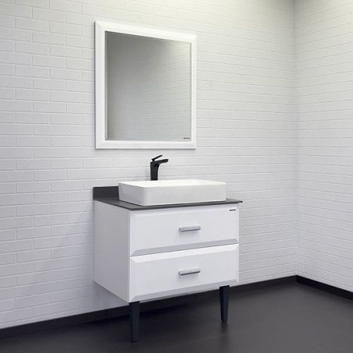 Тумба с раковиной Comforty Империя 00-00014817CF 80х50 напольная цвет белый - фото 4