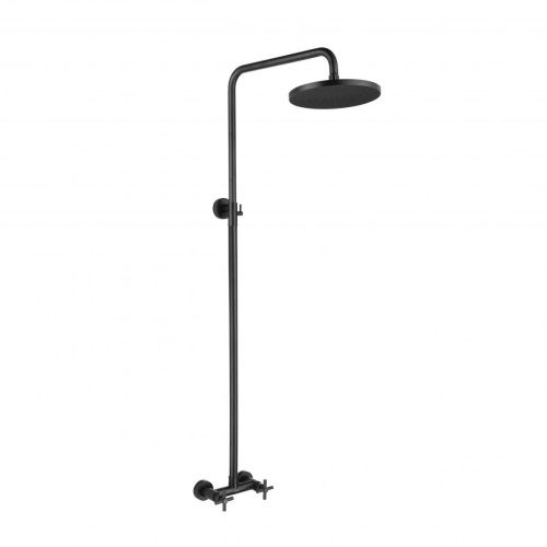 Душевая стойка Fmark FS8405H настенная цвет черный - фото 2