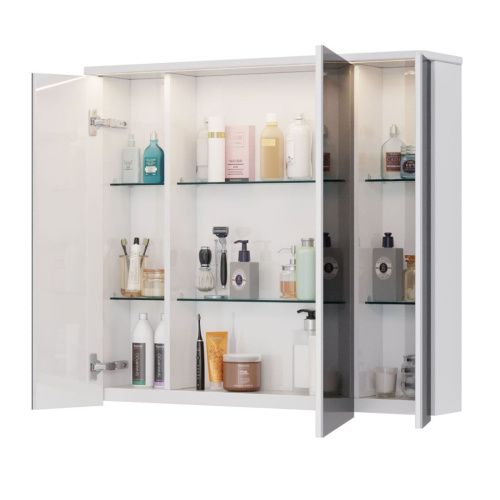 Зеркало-шкаф LeMark Zenon LM90ZS-Z 90х80 подвесной - фото 3