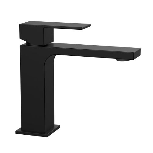 Смеситель Vincea Cube VBF-1C01MB на раковину черный - фото 2