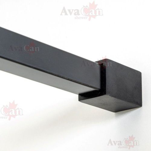 Душевая перегородка AvaCan LB120MT 120х200 стекло с рисунком профиль черный - фото 3