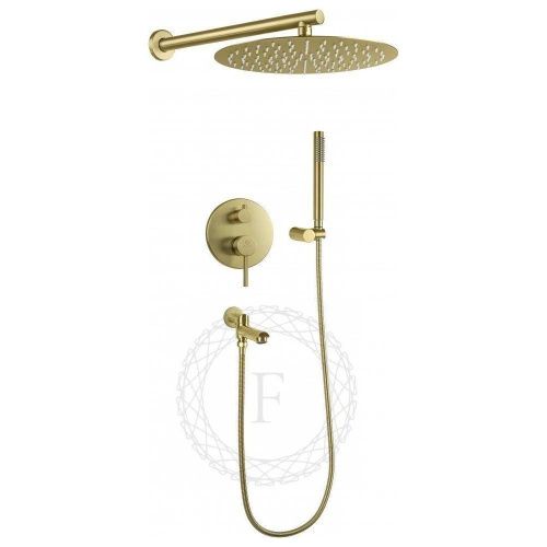 Душевая система Filarete FL1020MG встраиваемая в стену цвет золото - фото 2