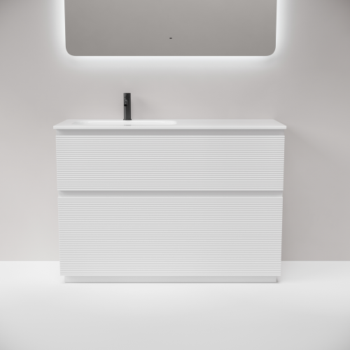 Тумба под раковину Sancos FOLK Floor FL120FLW 120х40 напольная цвет белый - фото 5