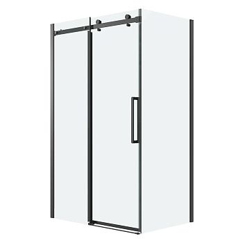 Душевой уголок Grossman Classic 120.K33.04.1190.21.00 110х90 стекло прозрачное профиль черный без поддона