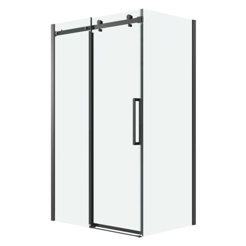 Душевая перегородка Grossman Classic 200.K33.04.90.21.00 90х195 стекло прозрачное профиль черный - фото 2