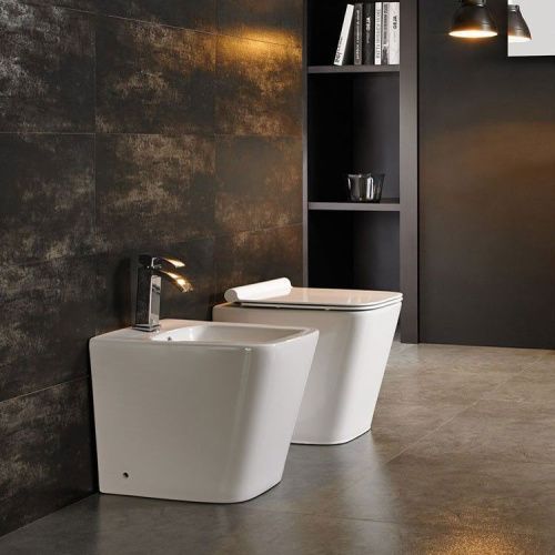 Биде напольное CeramaLux 3370 цвет белый - фото 2