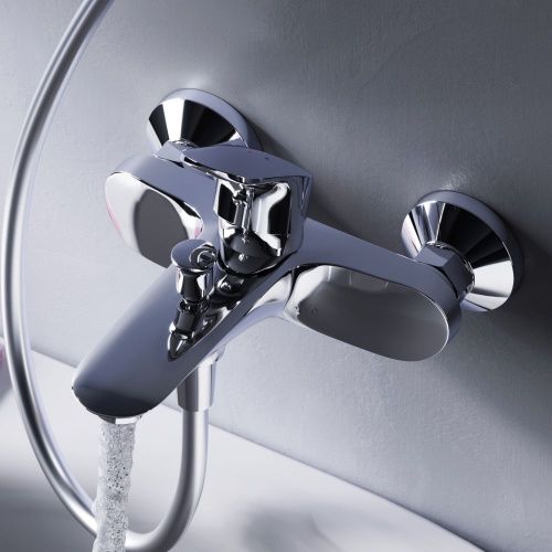 Смеситель для ванны и душа Am.Pm Like F8010016 настенный хром - фото 3