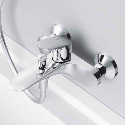 Смеситель для ванны и душа Am.Pm Like F8010016 настенный хром - фото 4