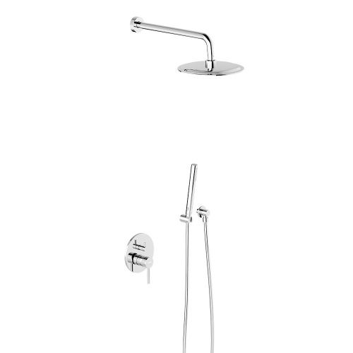 Душевая система Damixa Scandinavian Pure 936520000 встраиваемая в стену цвет хром - фото 2