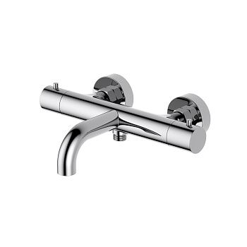 Смеситель для ванны Aquatek ЕВРОПА AQ1343CR настенный хром с термостатом