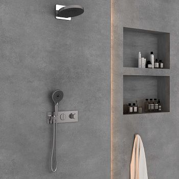 Душевая система Vincea VSFW-422TI1CH встраиваемая в стену цвет хром с термостатом