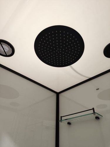 Душевая кабина Frank 420240 120х120 четверть круга с крышей ориентация универсальная - фото 4