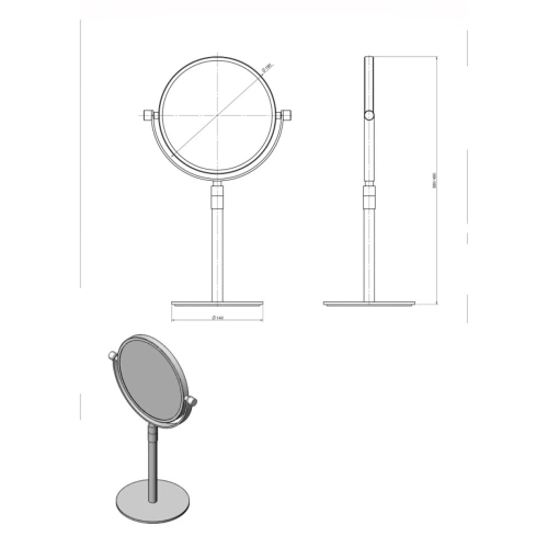 Зеркало косметическое Langberger Accessories 70985 - фото 2