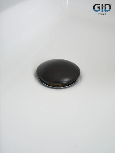 Донный клапан Gid Minucia 74402K черный - фото 3