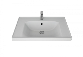 Раковина керамическая Art&Max TECHNO 641600 70х50 подвесная цвет белый