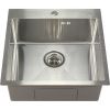 Кухонная мойка Melana ProfLine D5050H сатин 50х50 цвет серый поверхность матовая
