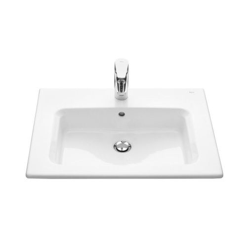 Раковина из сантехнического фарфора Roca The Gap 73279A8000 60х50 накладная цвет белый - фото 2