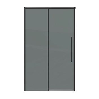 Душевая дверь Grossman Galaxy 100.K33.01.140.21.10 140х195 стекло тонированное профиль черный