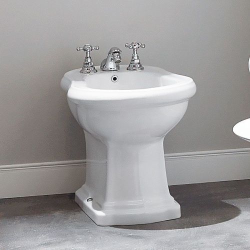 Биде напольное Kerasan Retro 102001*3 цвет белый