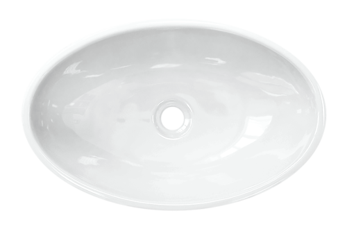 Раковина мебельная из сантехнического фарфора Sanita Luxe Ringo 53 RNGSLWB01 50х40 накладная цвет белый - фото 2