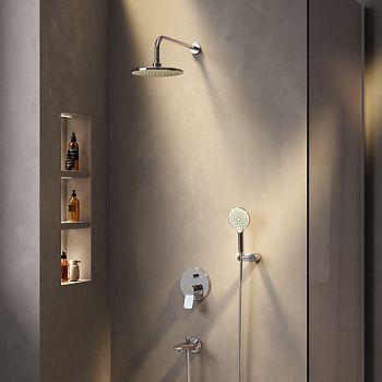 Душевая система Am.Pm X-Joy FB85A10020 встраиваемая в стену цвет хром