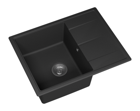 Кухонная мойка Misty Titan TIT-65х51-01 65х50 цвет черный поверхность матовая