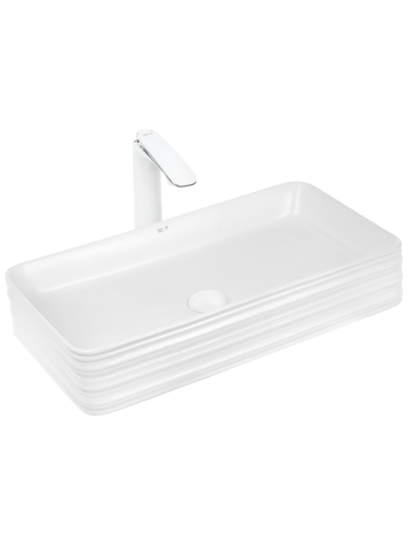 Раковина из сантехнического фаянса WeltWasser WW SK 10000005606 40 см накладная цвет белый