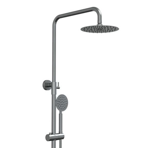 Душевая стойка Knotlor SS-06/1 настенная цвет нержавеющая сталь - фото 5