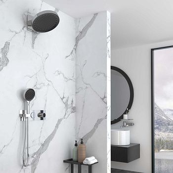 Душевая система Vincea VSFW-422TI3CH встраиваемая в стену цвет хром с термостатом